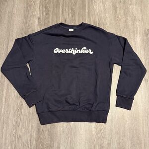SEE THE WAY I SEE Overthinker Sweatshirt in Navy